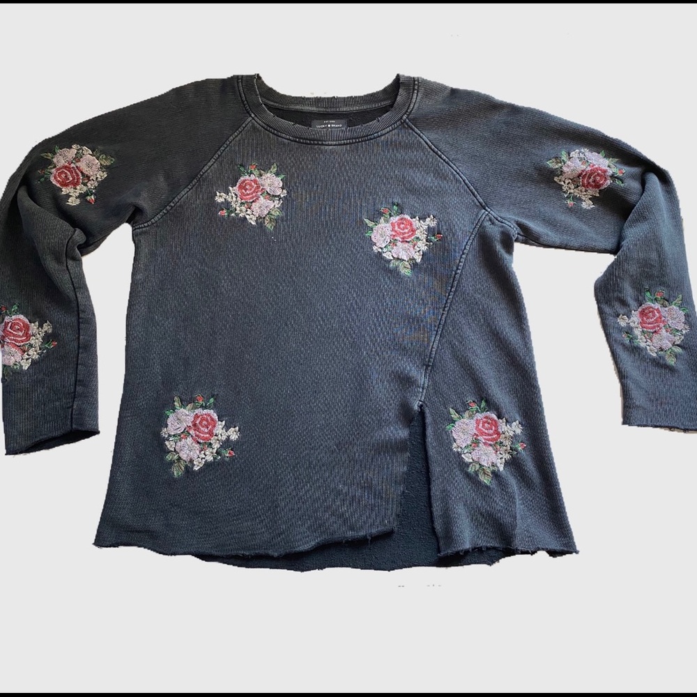 Lucky Brand Embroidered Sweater